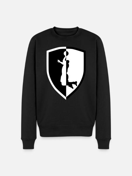 Basketball - slam dunk - Men's Premium Organic Jumper - black