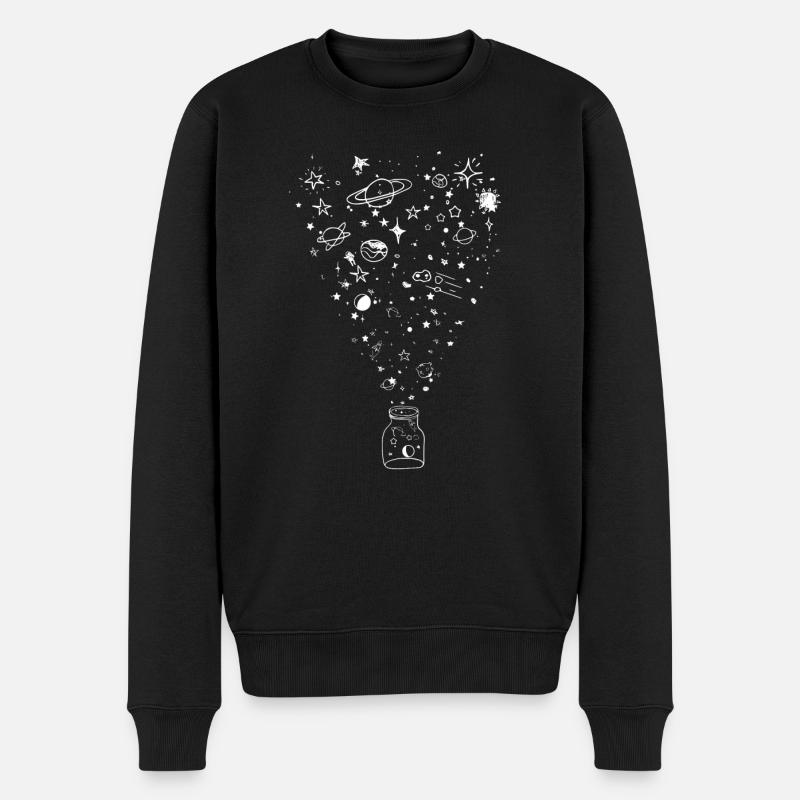 étoiles de la bouteille - Pull Premium bio Homme - noir