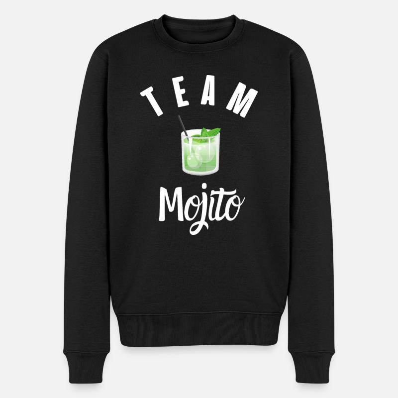 team mojito - Pull Premium bio Homme - noir