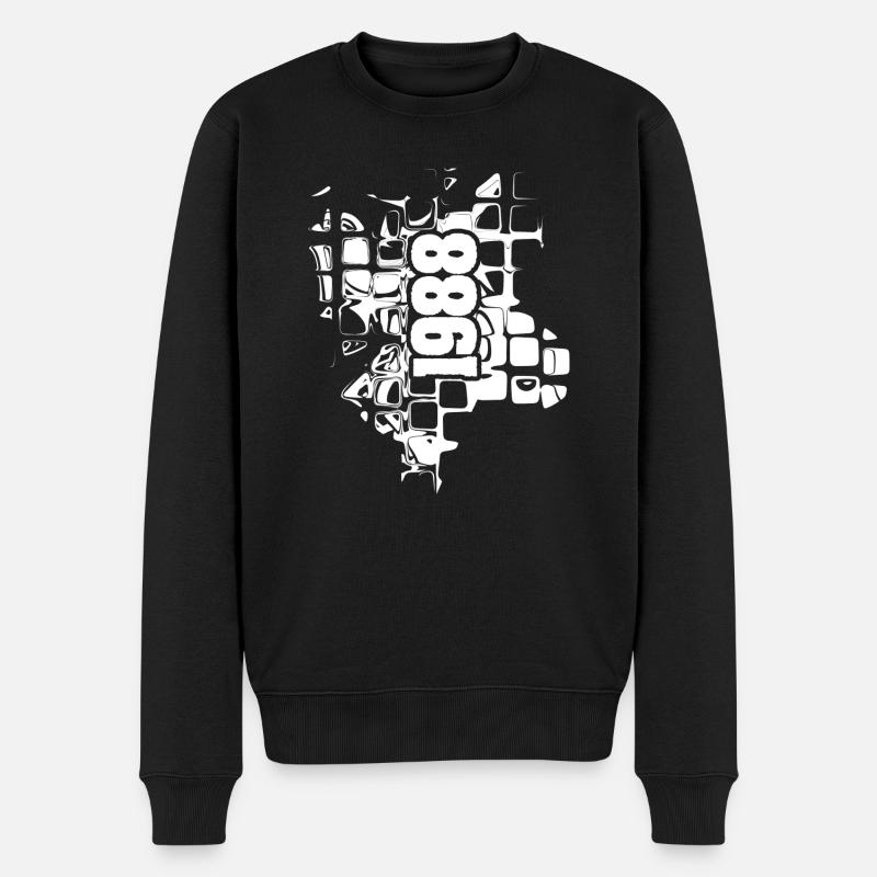Oeuvre 1988 - Pull Premium bio Homme - noir