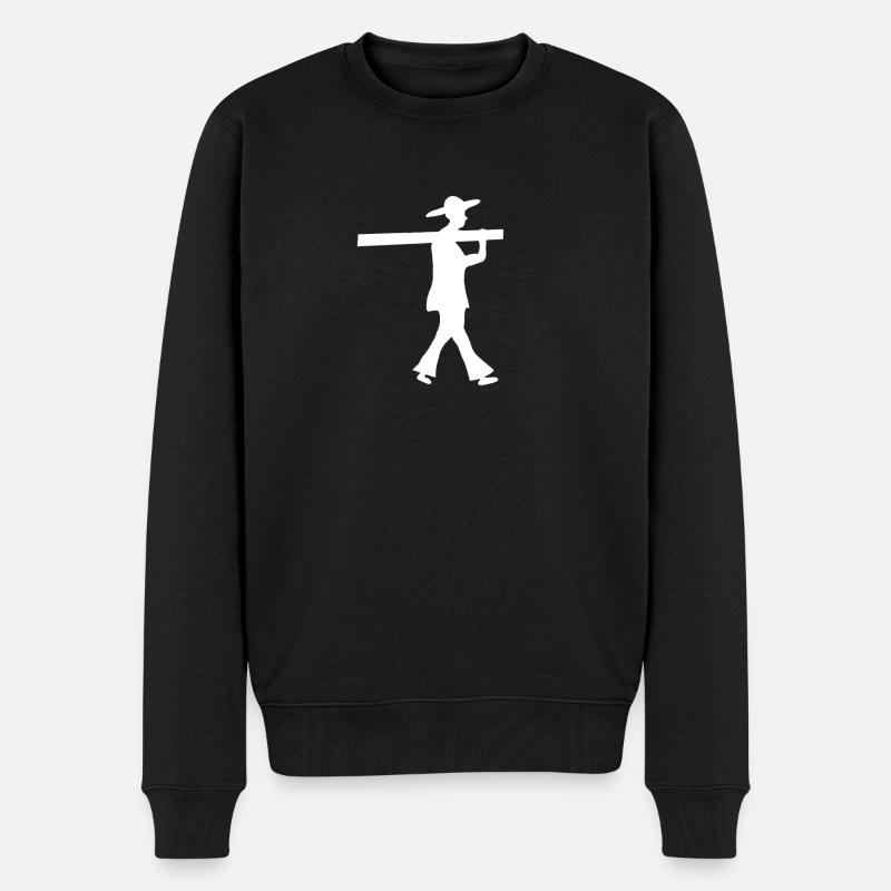 Charpentier menuisier artisanat - Pull Premium bio Homme - noir