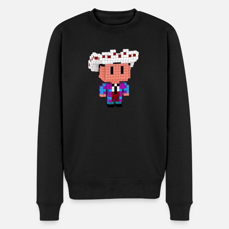 Salesman - Männer Premium Bio Pullover - Schwarz