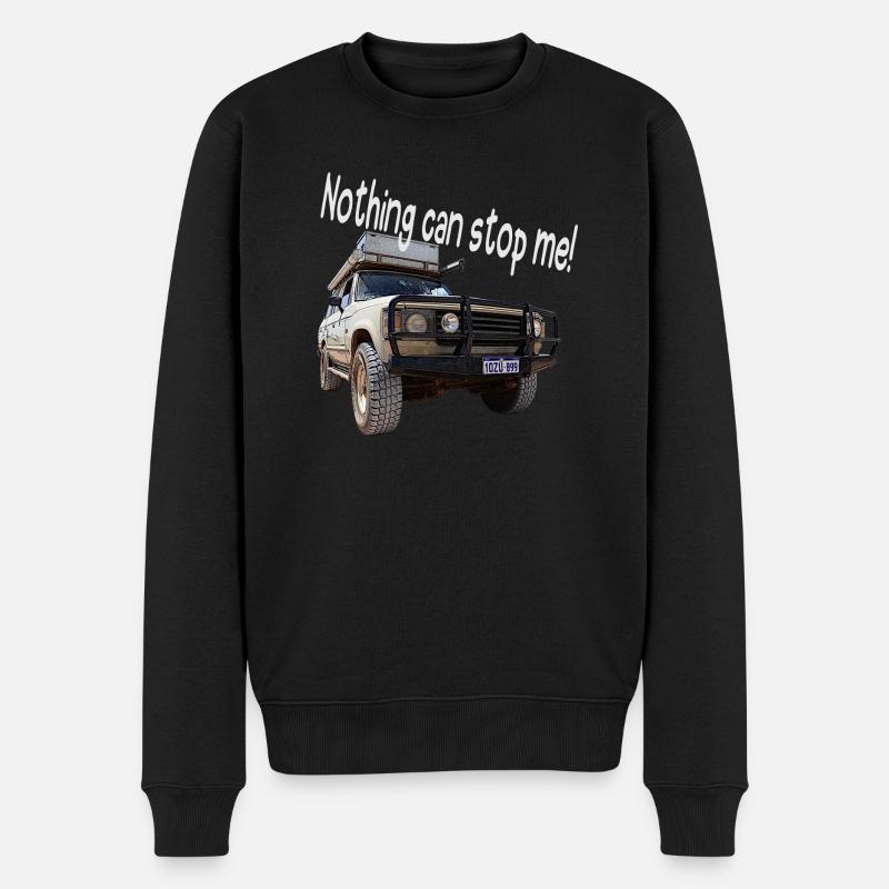 Offroad, Geländewagen, 4x4 - Männer Premium Bio Pullover - Schwarz