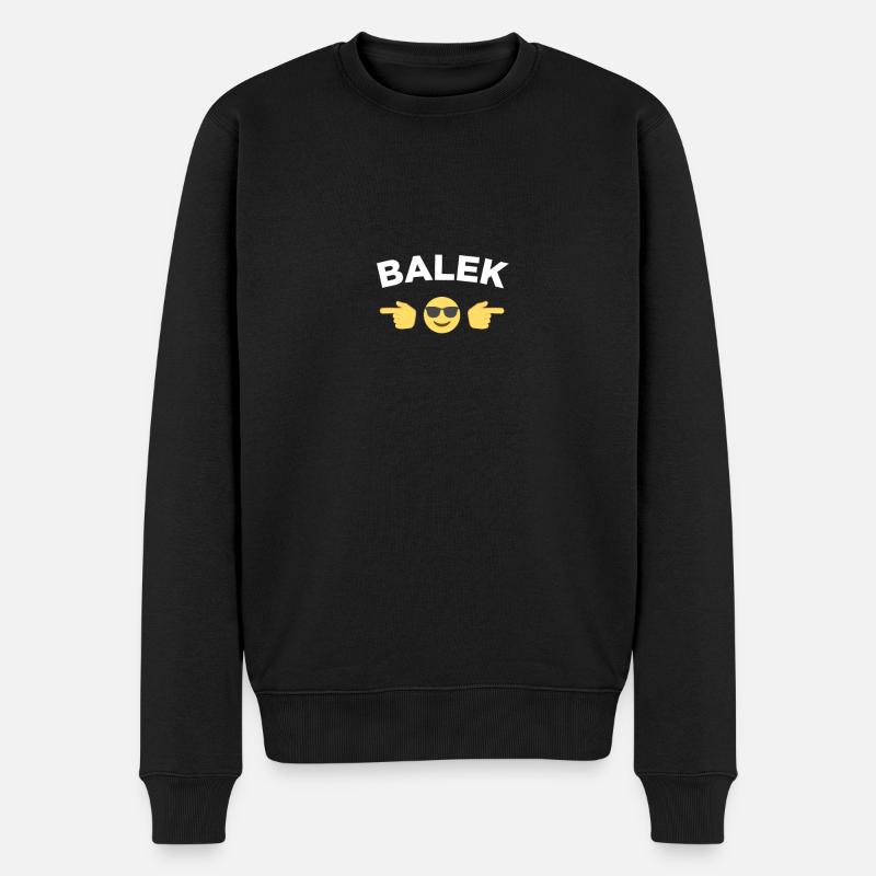 Balek ! - Pull Premium bio Homme - noir