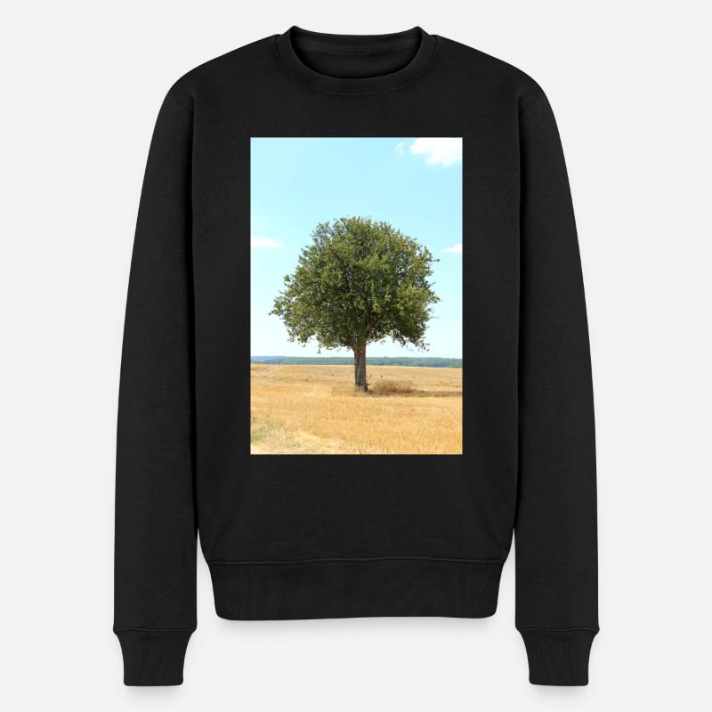 Arbre, Environnement, Nature - Pull Premium bio Homme - noir