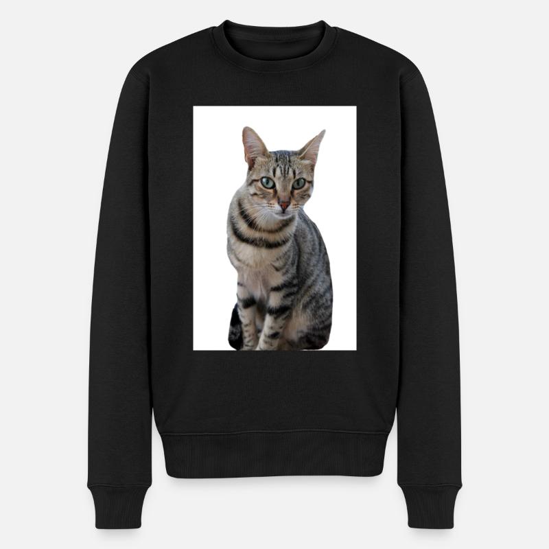 Chat chat noir chaton - Pull Premium bio Homme - noir