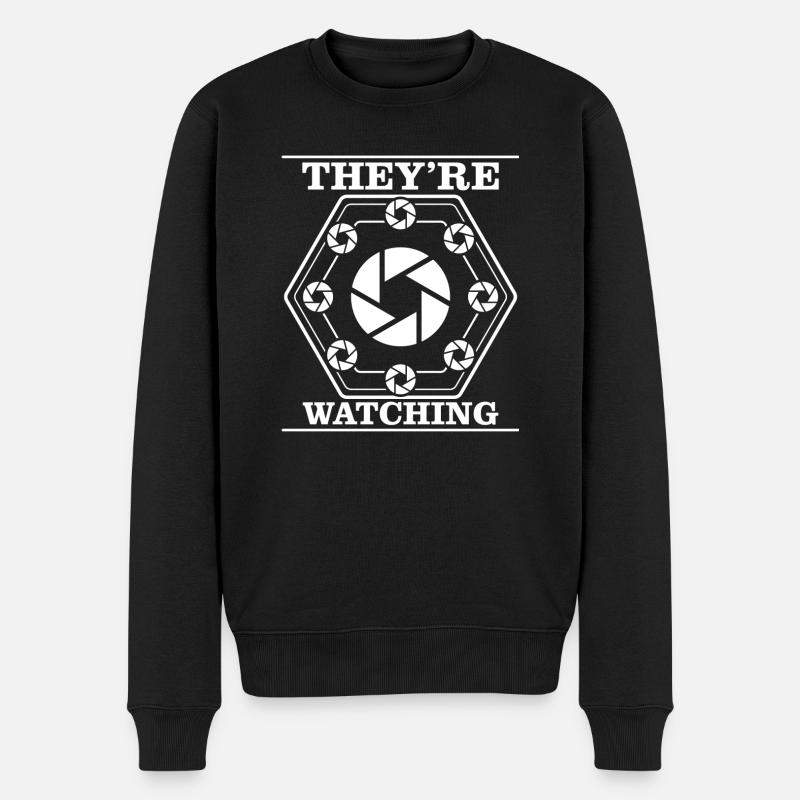 Ils vous regardent! - Pull Premium bio Homme - noir