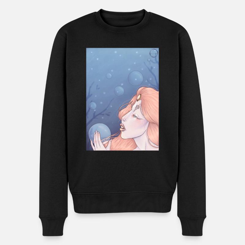 Sirene (Odiana) - Männer Premium Bio Pullover - Schwarz