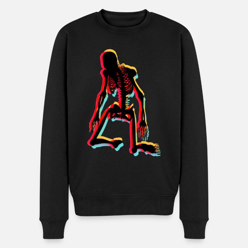 Squelette - Pull Premium bio Homme - noir