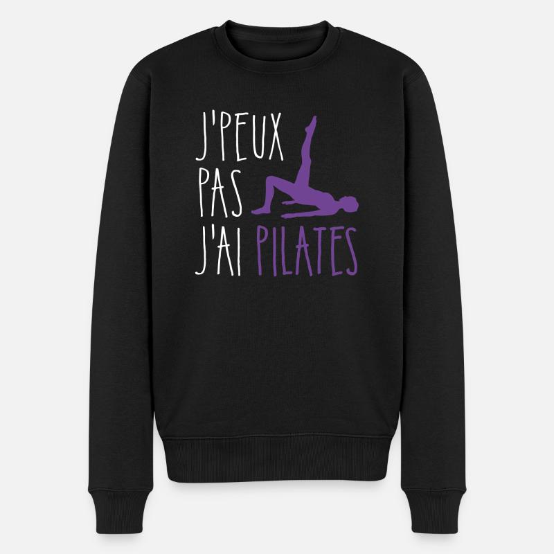 J'peux pas j'ai pilates - Pull Premium bio Homme - noir