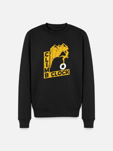 Climbing Mountaineering Climbers - Men's Premium Organic Jumper - black
