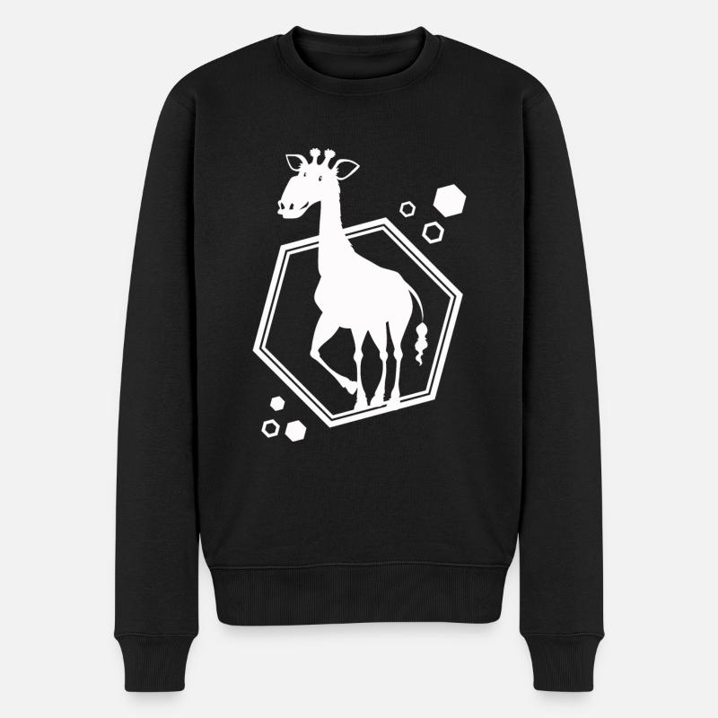 Giraffe Africa Wilderness Conservation - Pull Premium bio Homme - noir