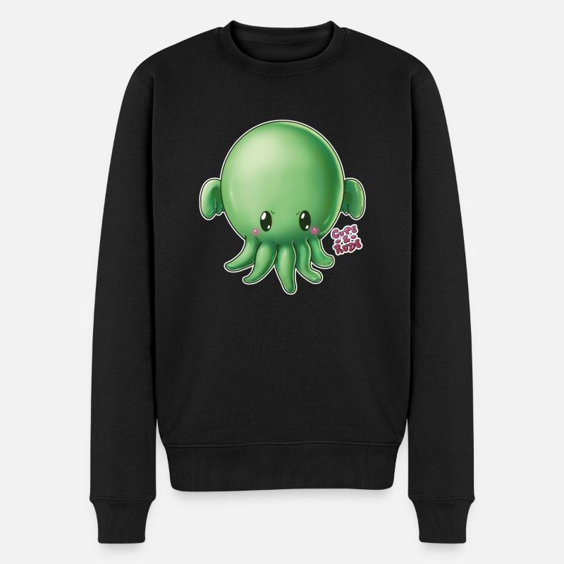 Cthulhu - mignon et grossier - Pull Premium bio Homme - noir