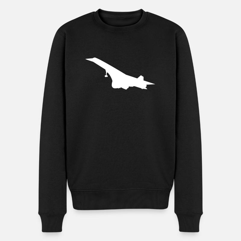 concorde - Männer Premium Bio Pullover - Schwarz