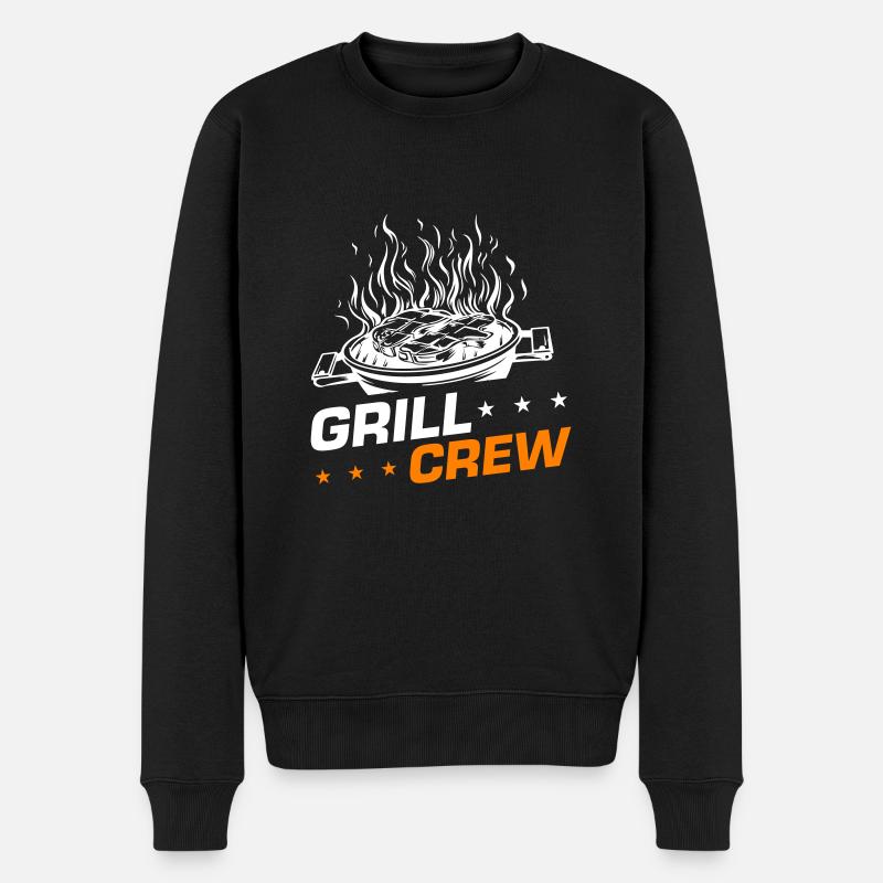 Grill Crew Grilling - Pull Premium bio Homme - noir