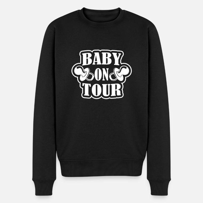 Bébé en tournée - Pull Premium bio Homme - noir