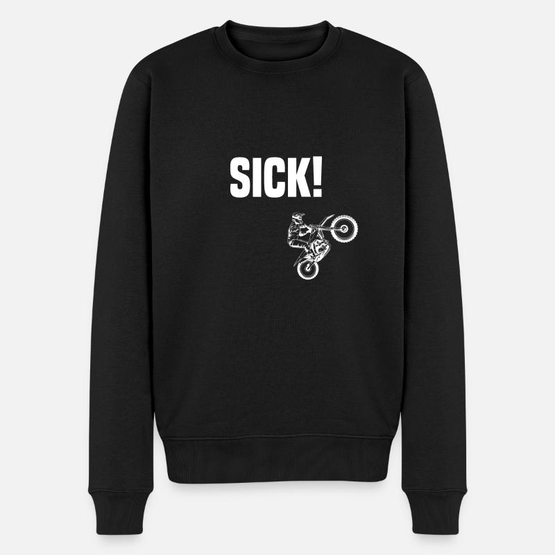 SICK Motocross - Pull Premium bio Homme - noir