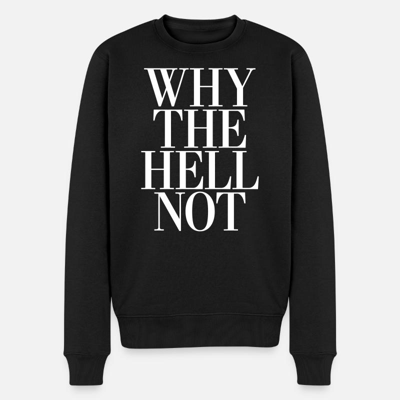 Pourquoi diable pas - Pull Premium bio Homme - noir