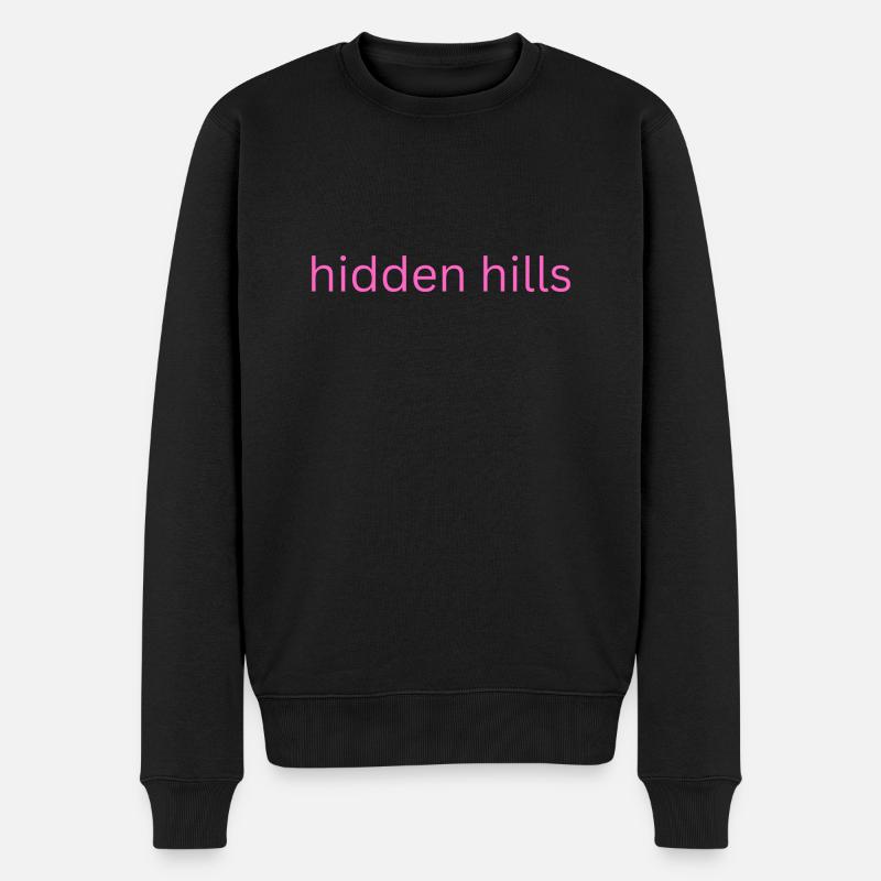 hidden hills 5 - Männer Premium Bio Pullover - Schwarz