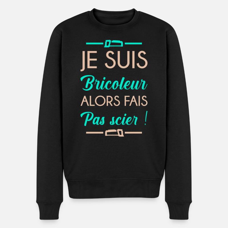 Super bricoleur - Pull Premium bio Homme - noir