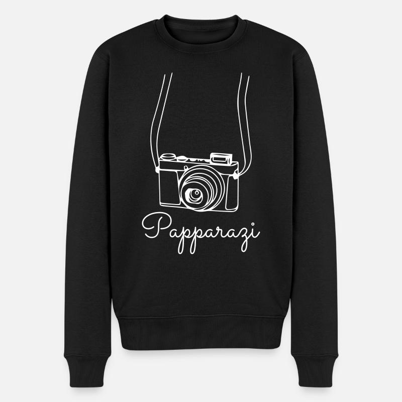 Photographe Papparazi - Pull Premium bio Homme - noir
