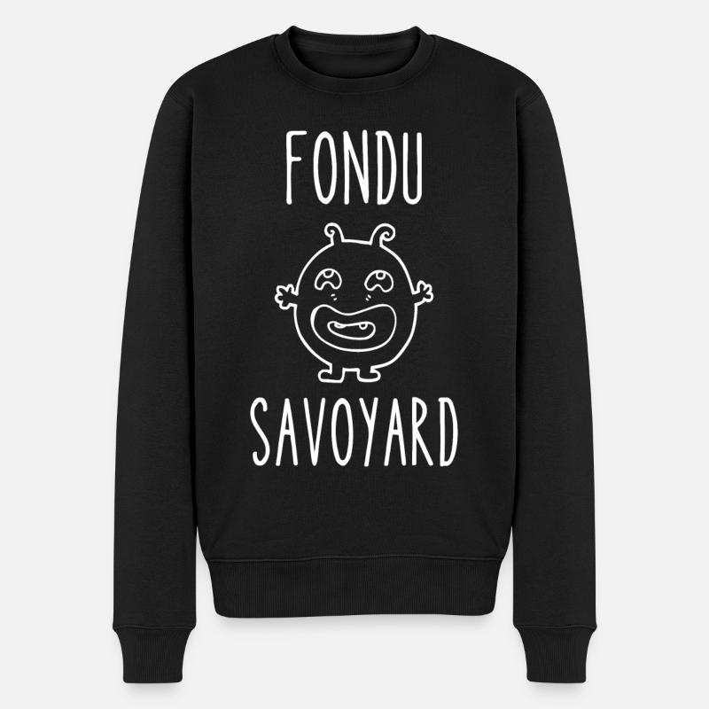 fondu savoyard - Pull Premium bio Homme - noir