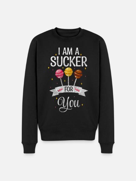 Chocolate Sugar Muffin Pastry - Men's Premium Organic Jumper - black