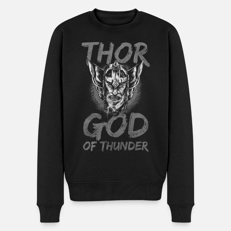 Symboles Viking Thunder - Pull Premium bio Homme - noir