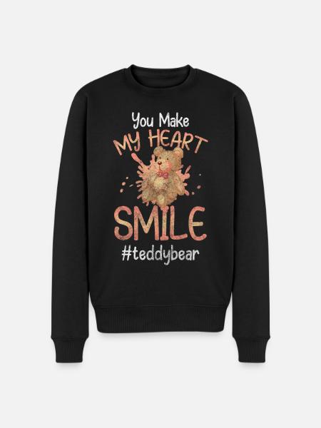 Cuddly Toy Offspring Toy Bear - Men's Premium Organic Jumper - black