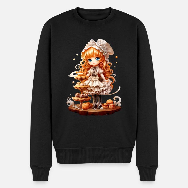 Dollie Baker - Pull Premium bio Homme - noir