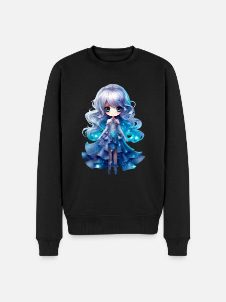Dollie Star - Männer Premium Bio Pullover - Schwarz