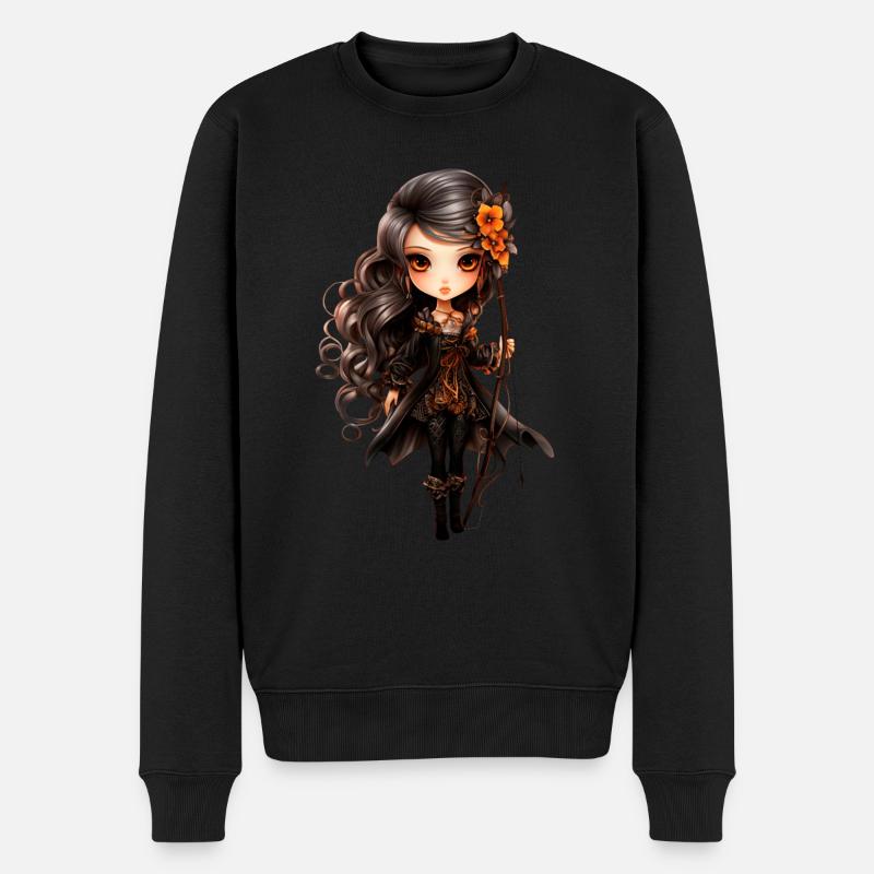 Forêt de Dollie - Pull Premium bio Homme - noir