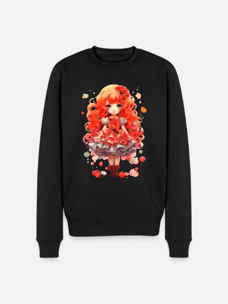 Dollie Fruit Gum - Men's Premium Organic Jumper - black