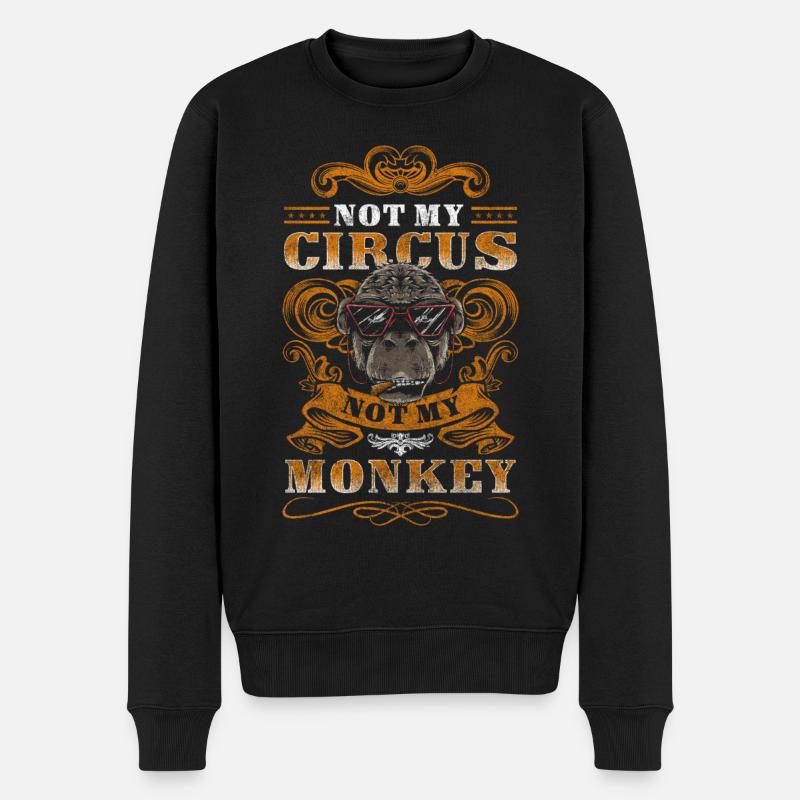 Manège Musique Clown - Pull Premium bio Homme - noir