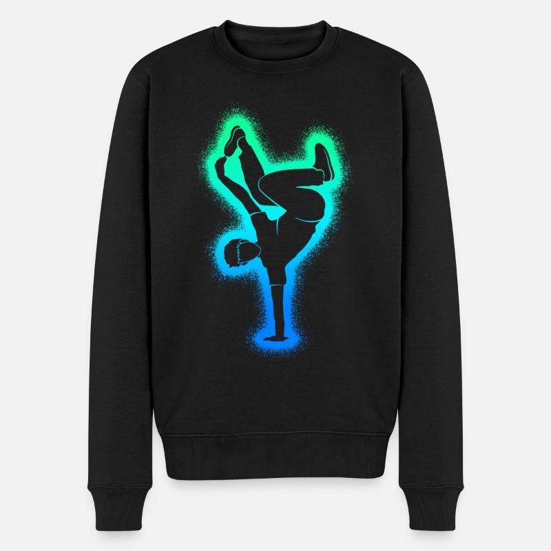 Breakdance Tanz Breakdancer Jungen Breakdancer - Männer Premium Bio Pullover - Schwarz