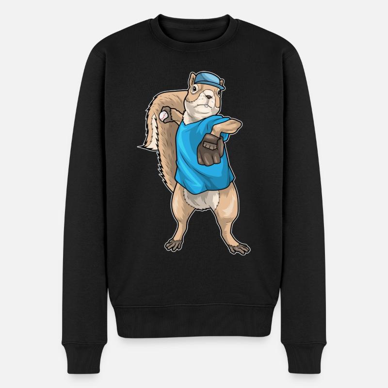 Gant de baseball Squirrel - Pull Premium bio Homme - noir