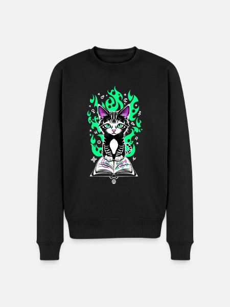 Chaton alchimique - Pull Premium bio Homme - noir