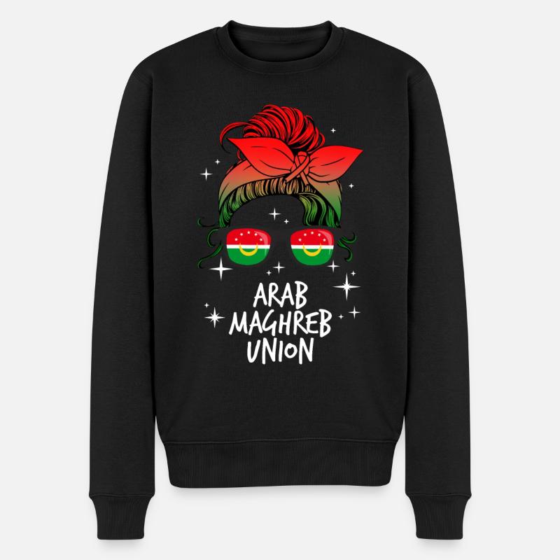 Union du Maghreb arabe - Pull Premium bio Homme - noir