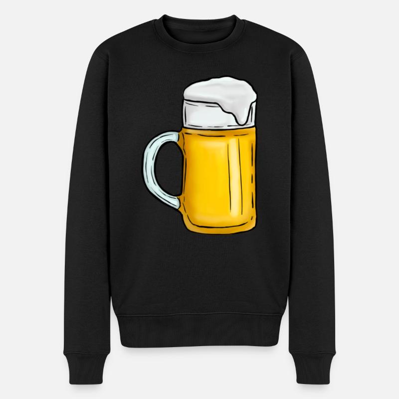 Tasse à bière - Pull Premium bio Homme - noir