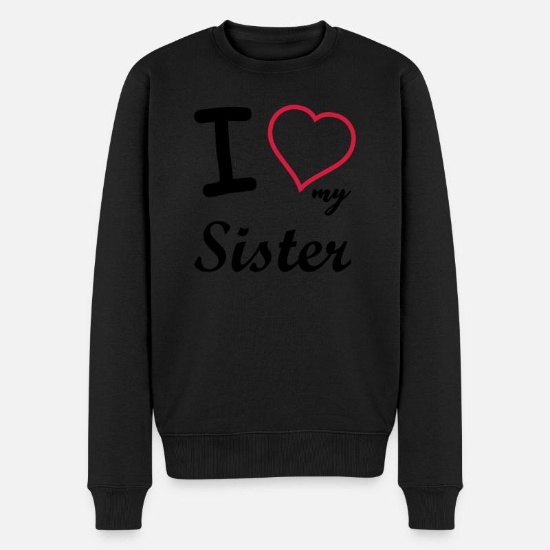J'aime ma soeur - Pull Premium bio Homme - noir
