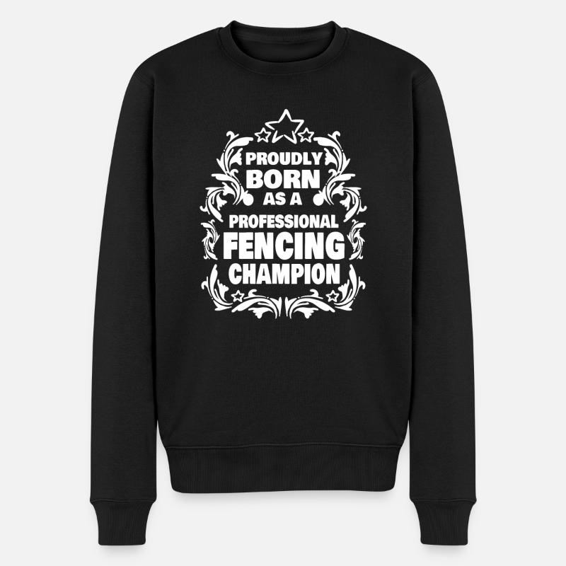 Champion professionnel d’escrime - Pull Premium bio Homme - noir