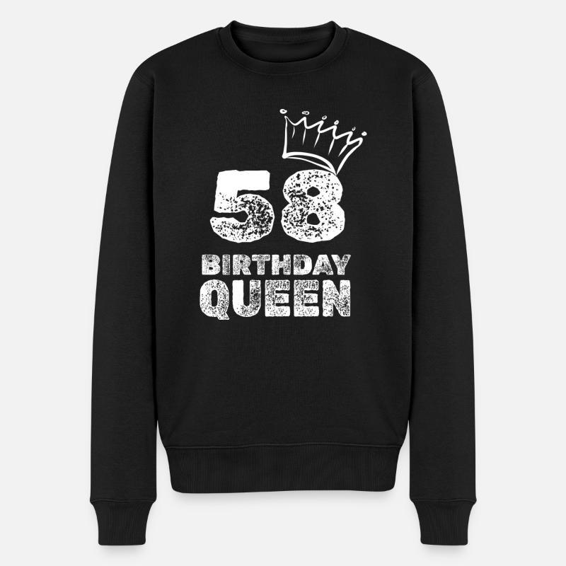 Anniversaire 58 - Pull Premium bio Homme - noir
