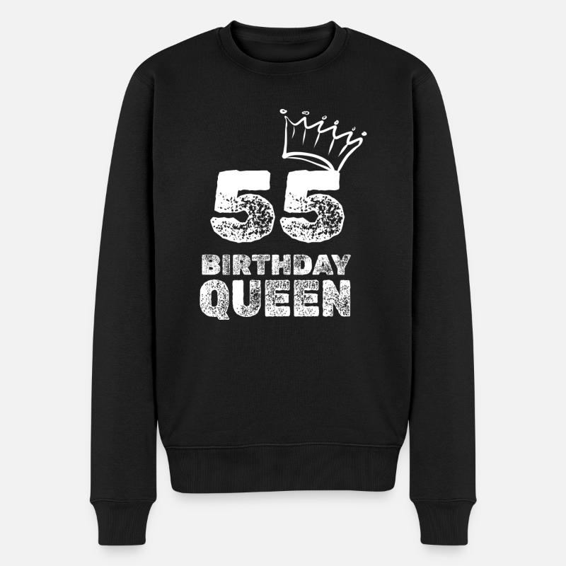 Anniversaire 55 - Pull Premium bio Homme - noir