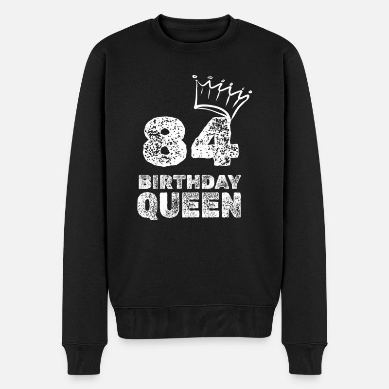 84 ans - Pull Premium bio Homme - noir