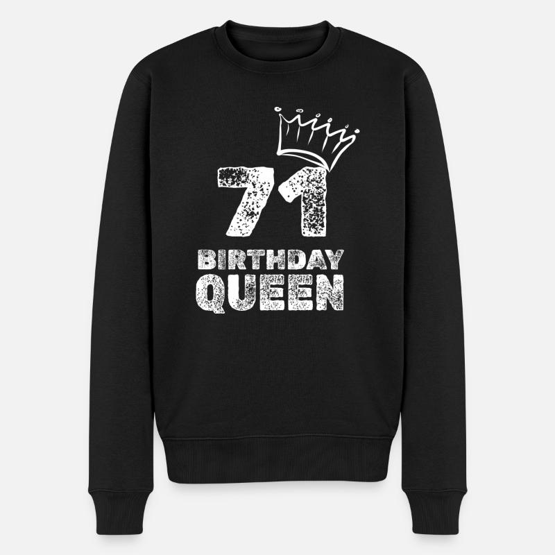 Anniversaire 71 - Pull Premium bio Homme - noir