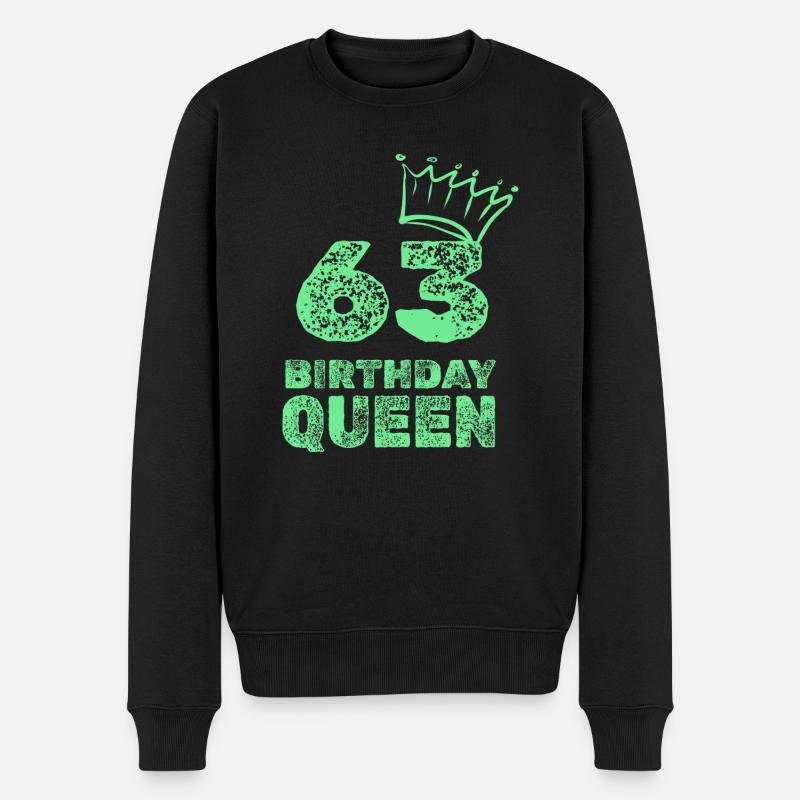 Anniversaire 63 - Pull Premium bio Homme - noir