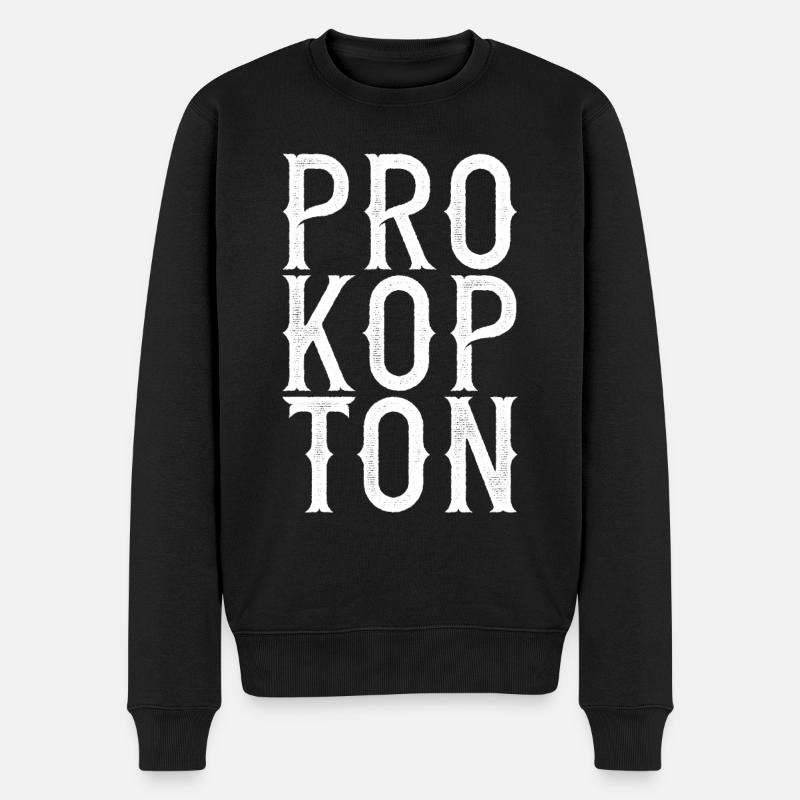 PROKOPTON Stoïcisme - Pull Premium bio Homme - noir