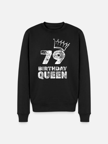 Birthday 79 - Men's Premium Organic Jumper - black