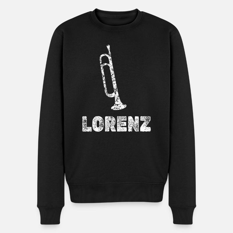 Brass Band Lorenz - Men's Premium Organic Jumper - black