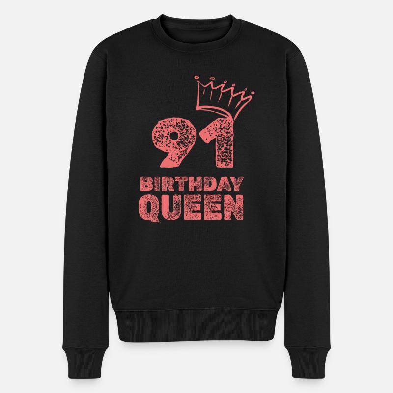 Anniversaire 91 - Pull Premium bio Homme - noir